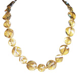 Austrian Crystal Twist Bead Necklace