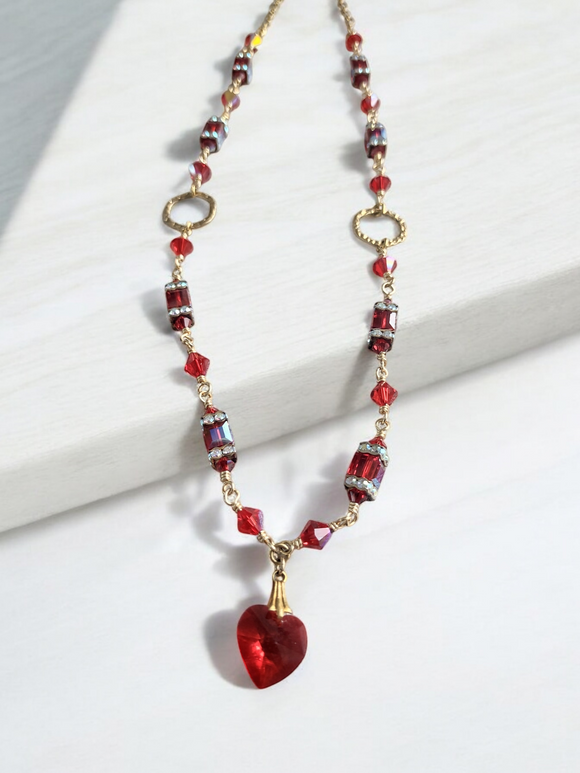 Austrian Crystal Beaded Necklace