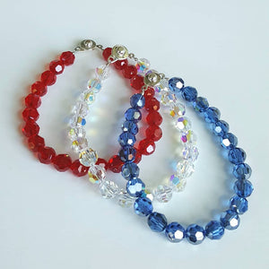 Red White and Blue Bracelets